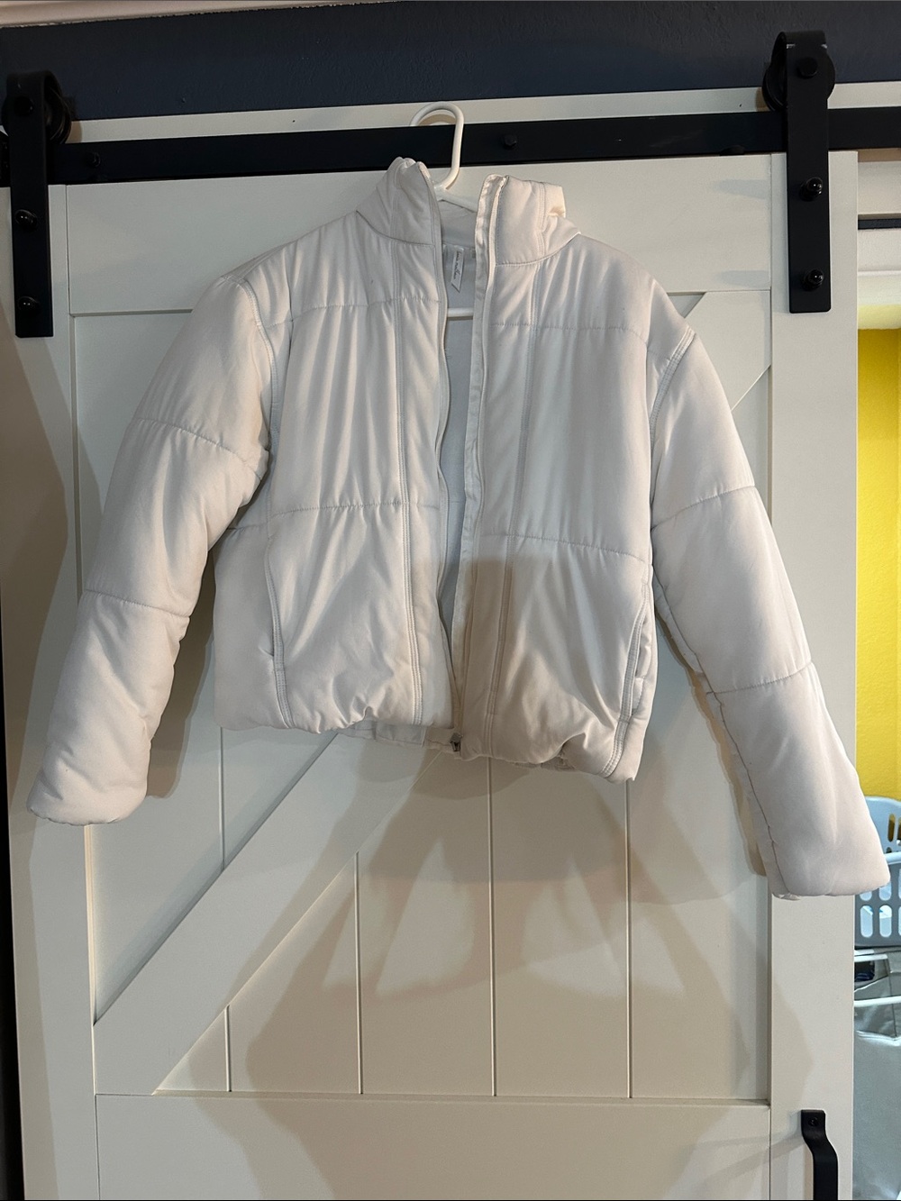 Travis Mathew White Puffer Jacket